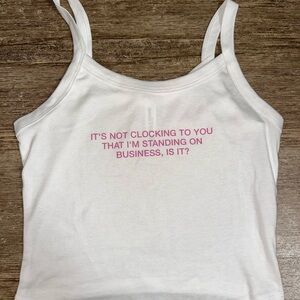 Justin Bieber Standing on Business Tank